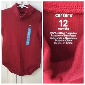 Carter's Deep Red Infant Bodysuit